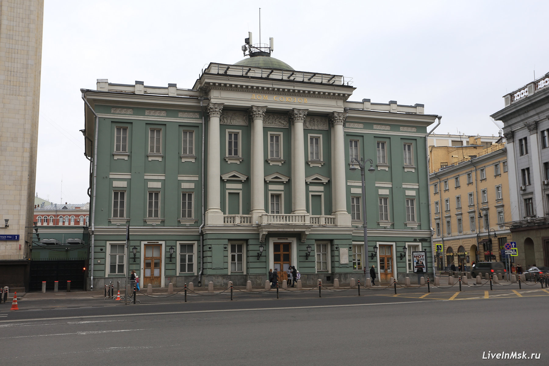 Залы дома союзов москва